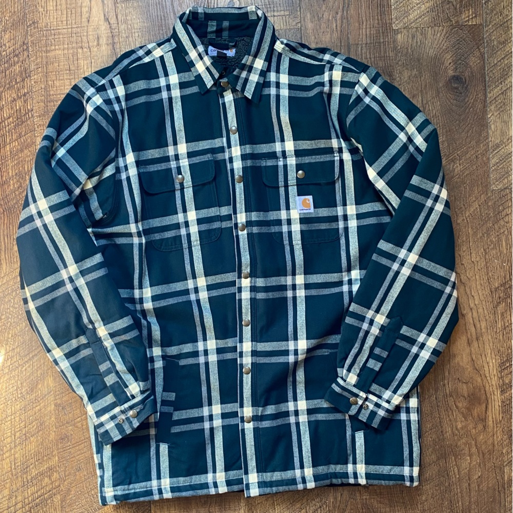 Men’s Carhartt Relaxed Fit Sherpa Lined Shacket, XL Tall